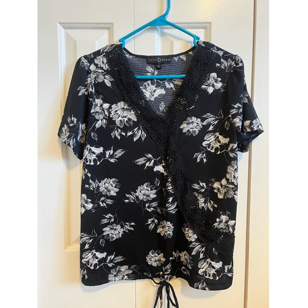 Fred David Floral Blouse